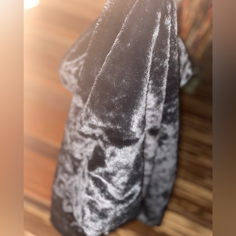 Black fur coat